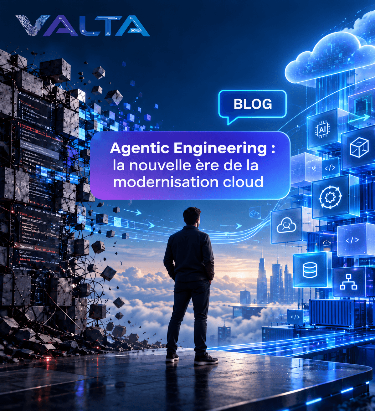 Modernisation d'une application legacy vers une architecture cloud-native pilotée par des agents IA